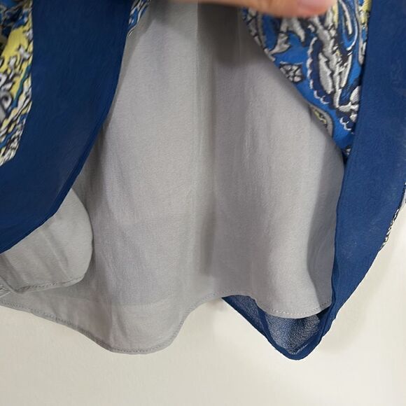 Vince Floral Chiffon Top - Picture 4 of 7